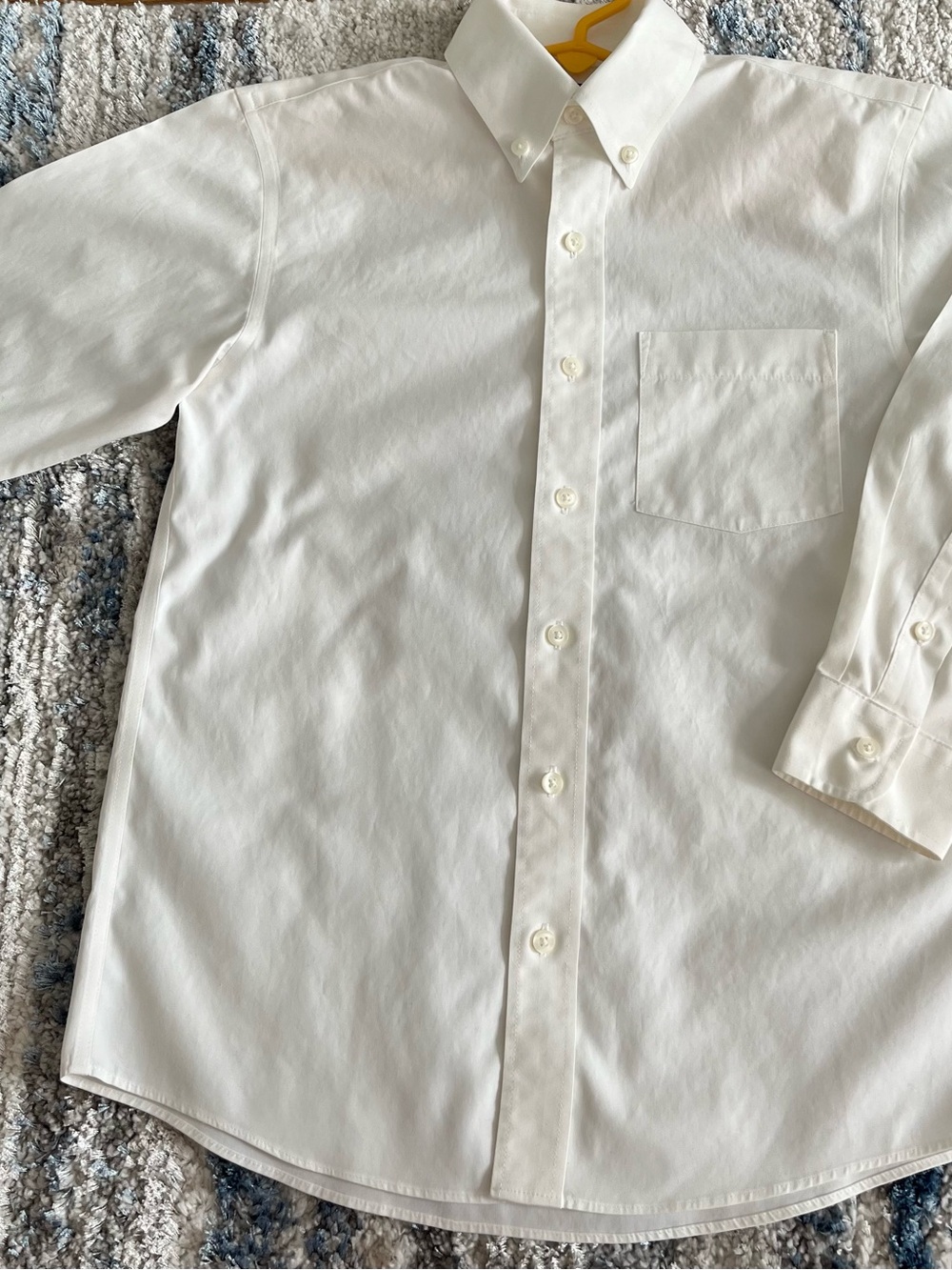 Nordstrom White Button-Down Dress Shirt for Kids